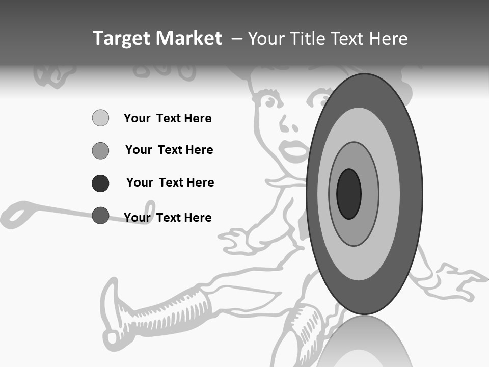 Surprised Clipart Galloping PowerPoint Template