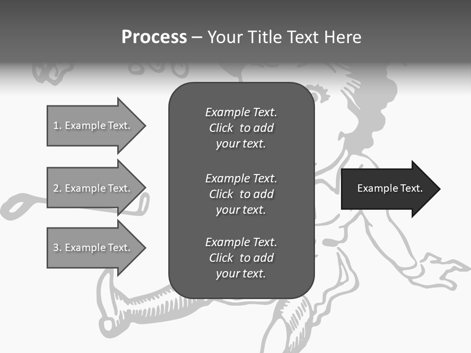 Surprised Clipart Galloping PowerPoint Template
