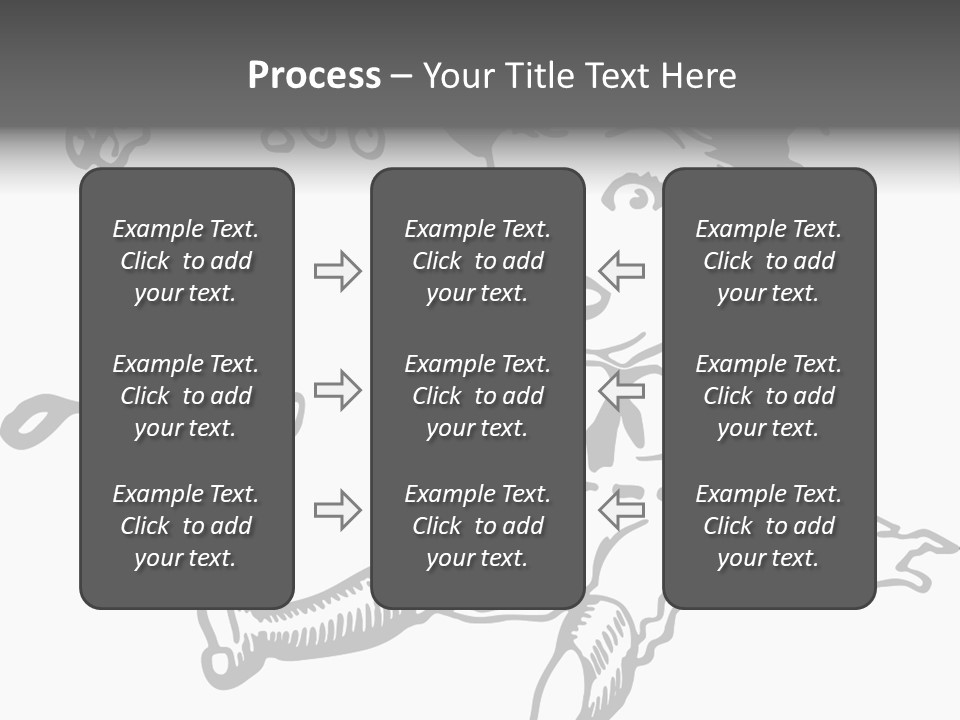 Surprised Clipart Galloping PowerPoint Template