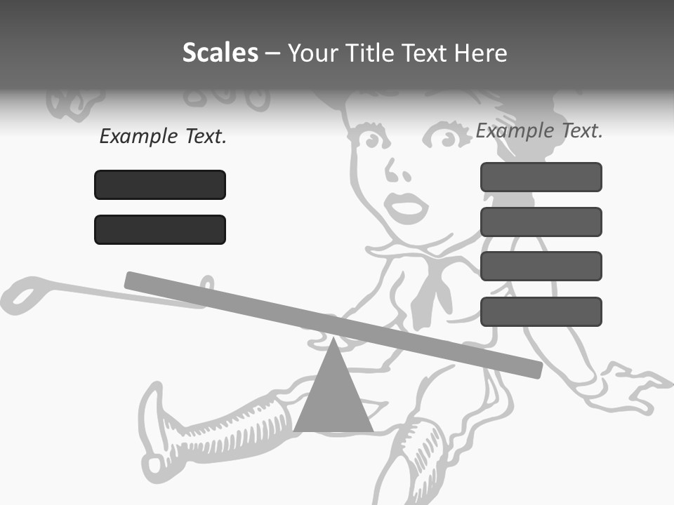 Surprised Clipart Galloping PowerPoint Template