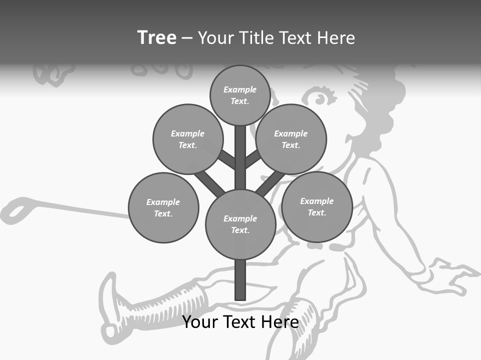 Surprised Clipart Galloping PowerPoint Template