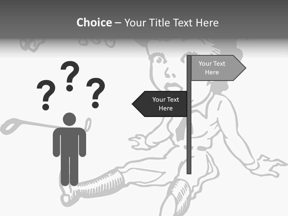 Surprised Clipart Galloping PowerPoint Template