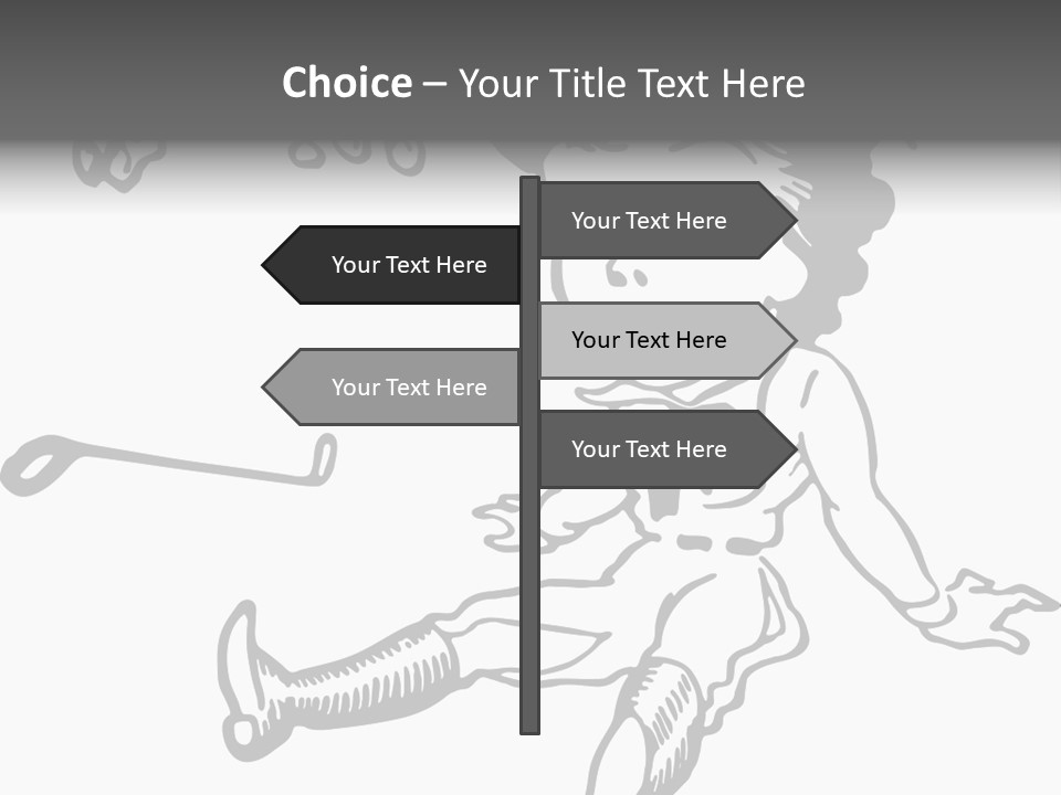 Surprised Clipart Galloping PowerPoint Template