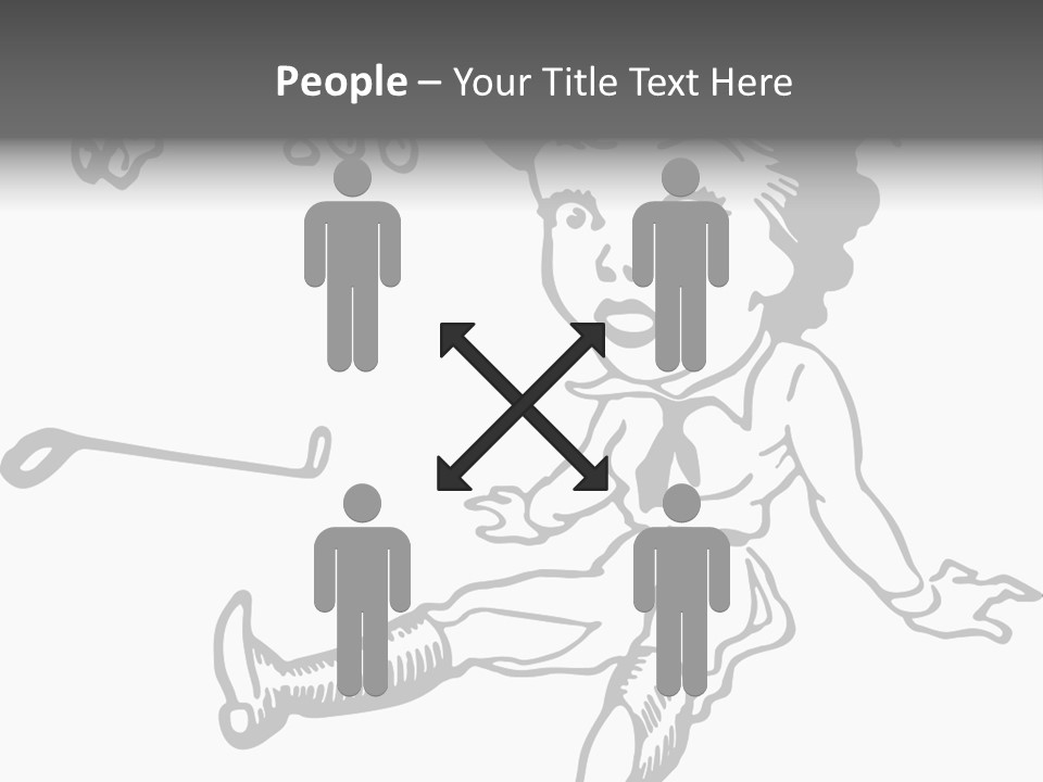 Surprised Clipart Galloping PowerPoint Template