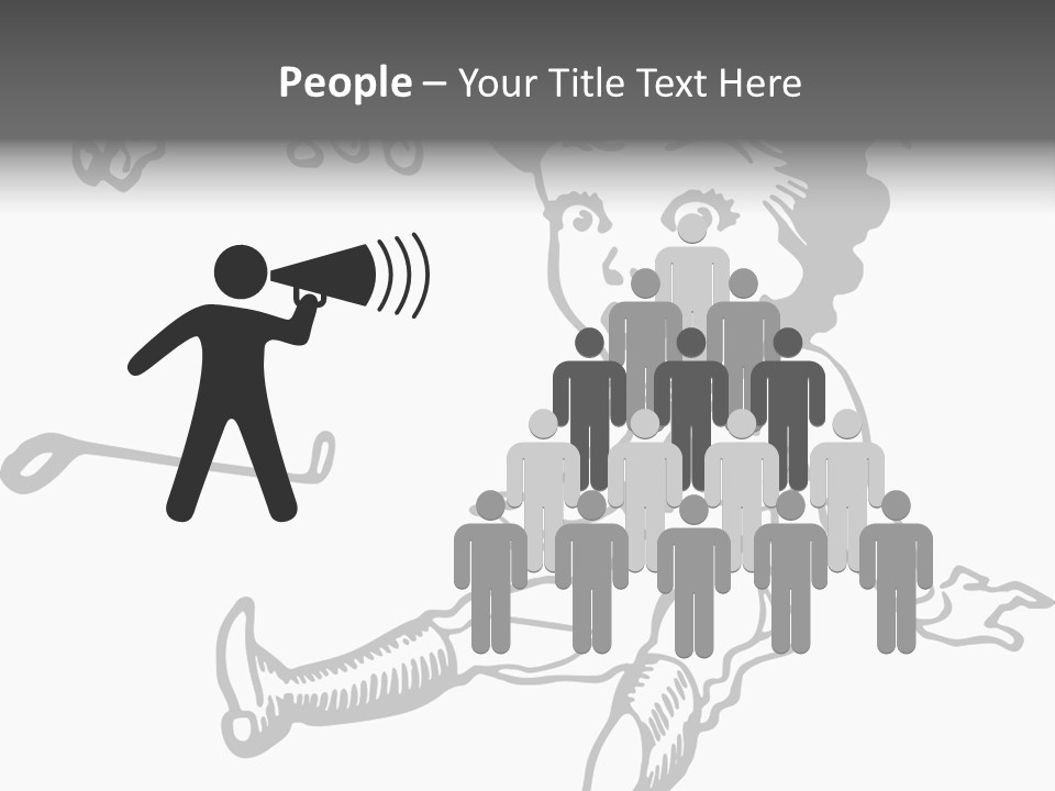 Surprised Clipart Galloping PowerPoint Template