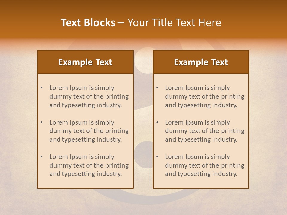Texture Spirit Yang PowerPoint Template