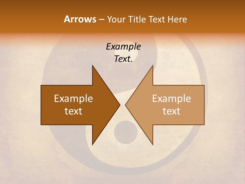 Texture Spirit Yang PowerPoint Template