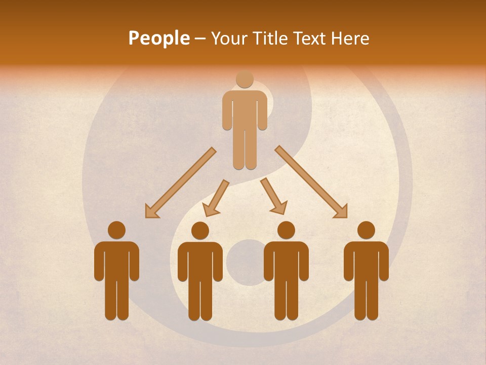 Texture Spirit Yang PowerPoint Template