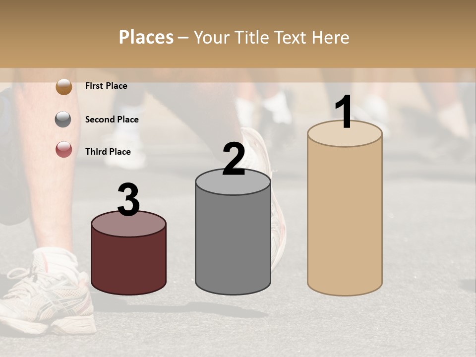 Competition Men Street PowerPoint Template