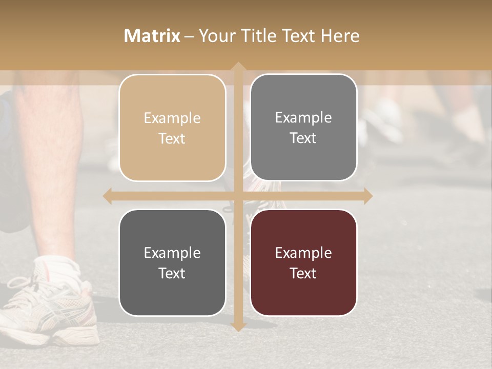 Competition Men Street PowerPoint Template