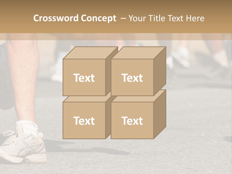 Competition Men Street PowerPoint Template