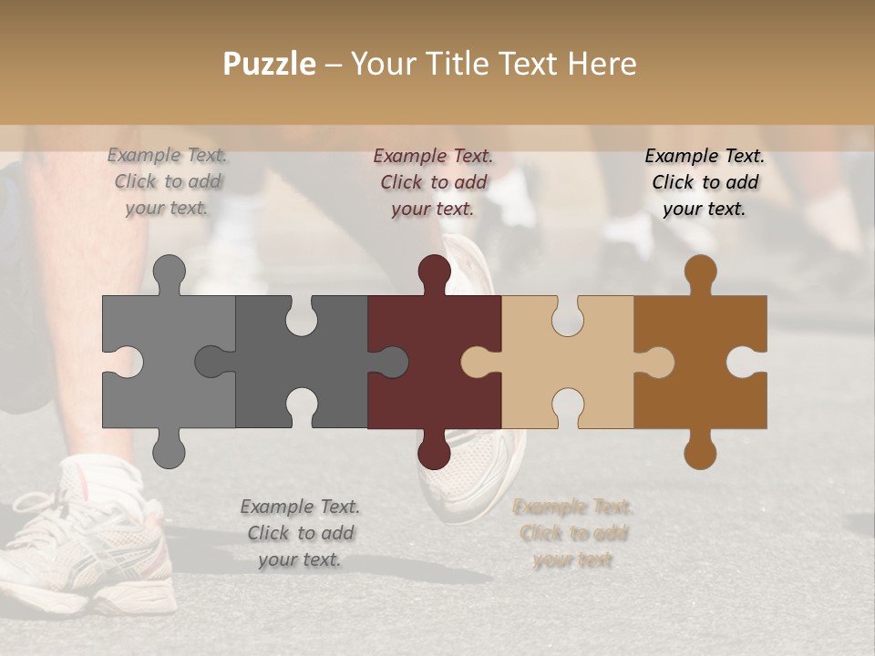 Competition Men Street PowerPoint Template