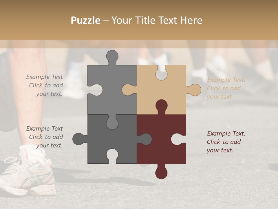 Competition Men Street PowerPoint Template