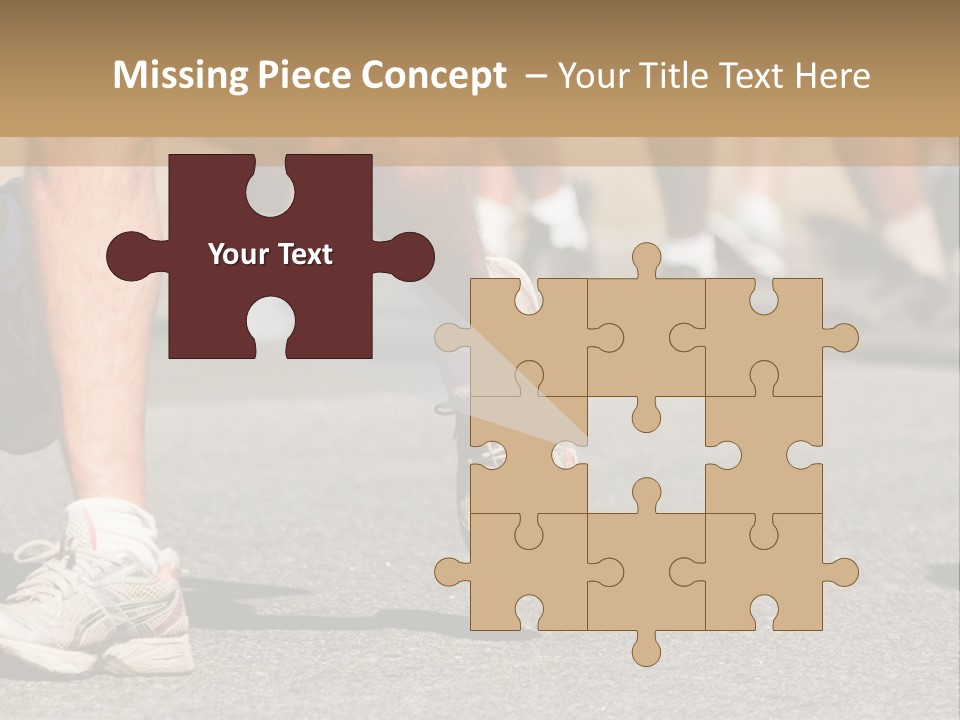 Competition Men Street PowerPoint Template