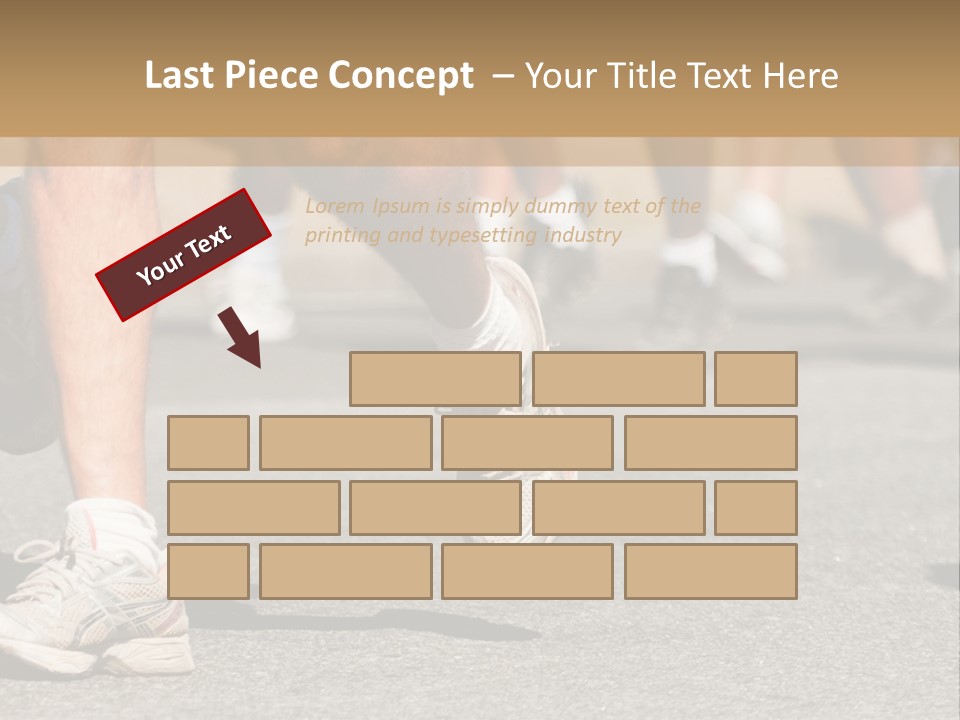 Competition Men Street PowerPoint Template