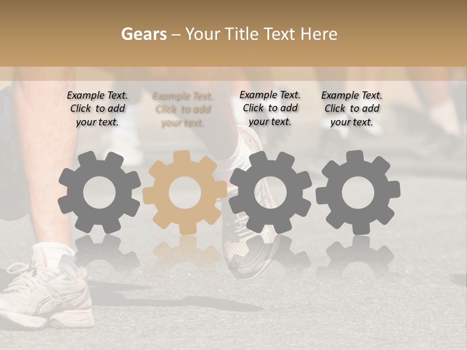 Competition Men Street PowerPoint Template