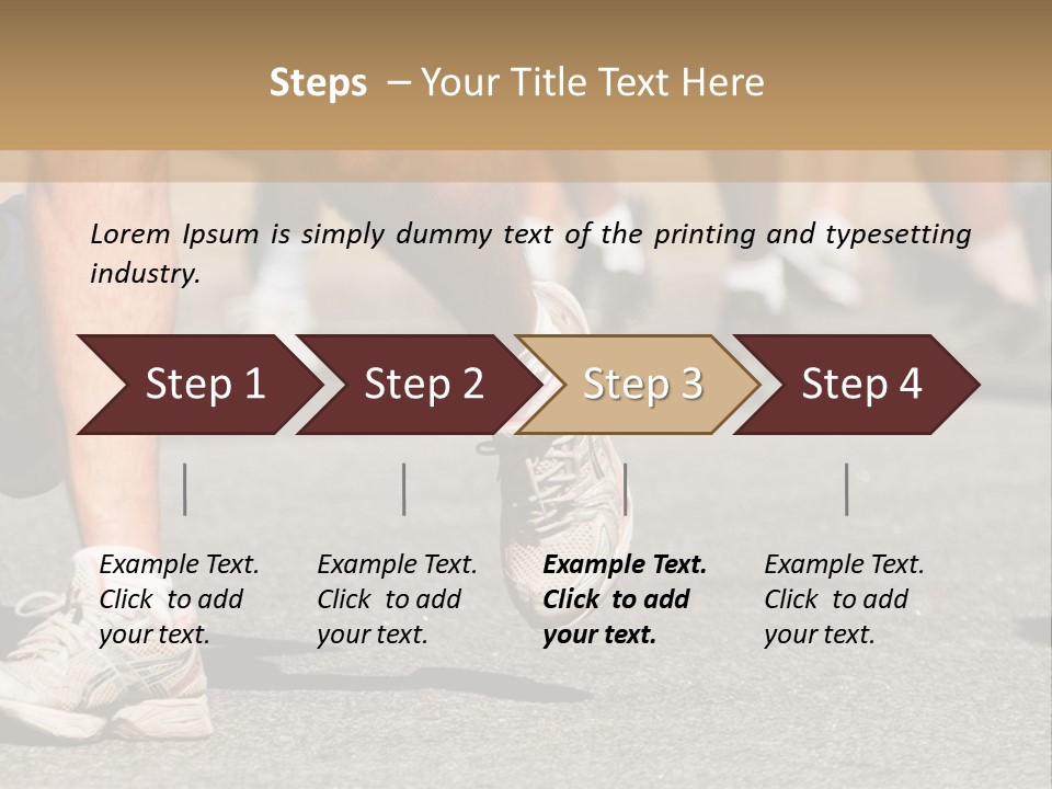Competition Men Street PowerPoint Template