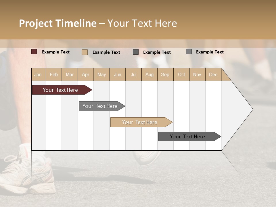 Competition Men Street PowerPoint Template