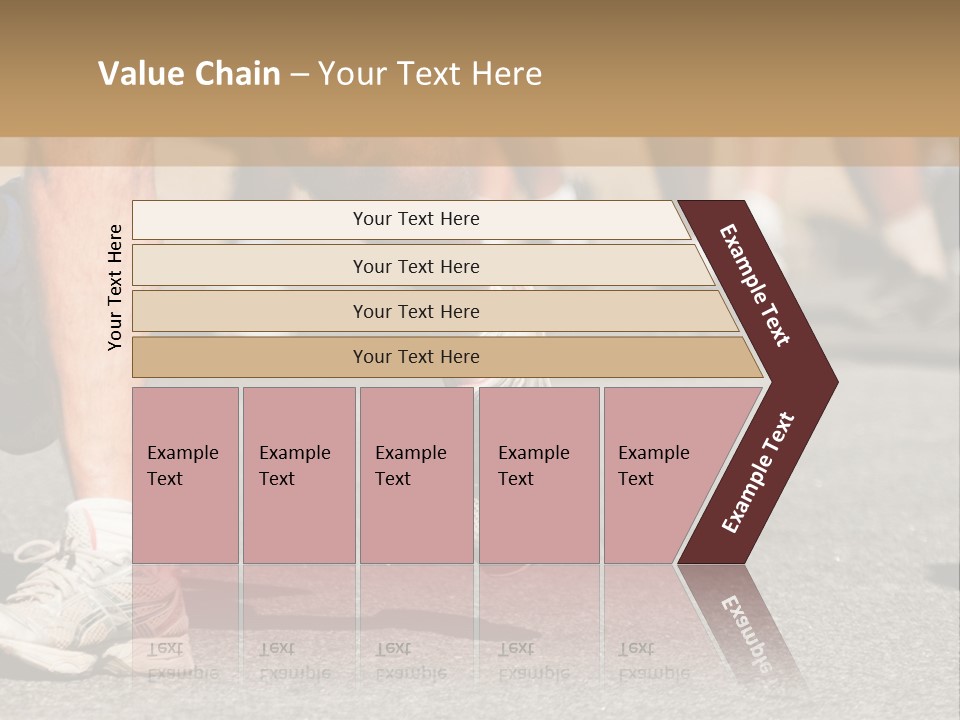 Competition Men Street PowerPoint Template