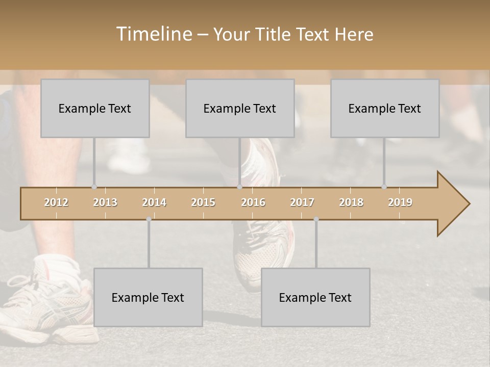 Competition Men Street PowerPoint Template