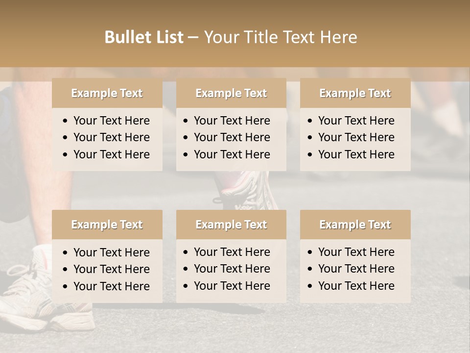 Competition Men Street PowerPoint Template