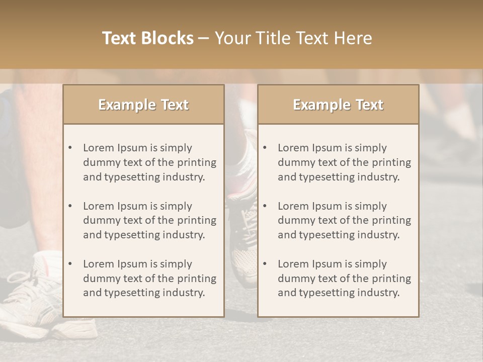 Competition Men Street PowerPoint Template