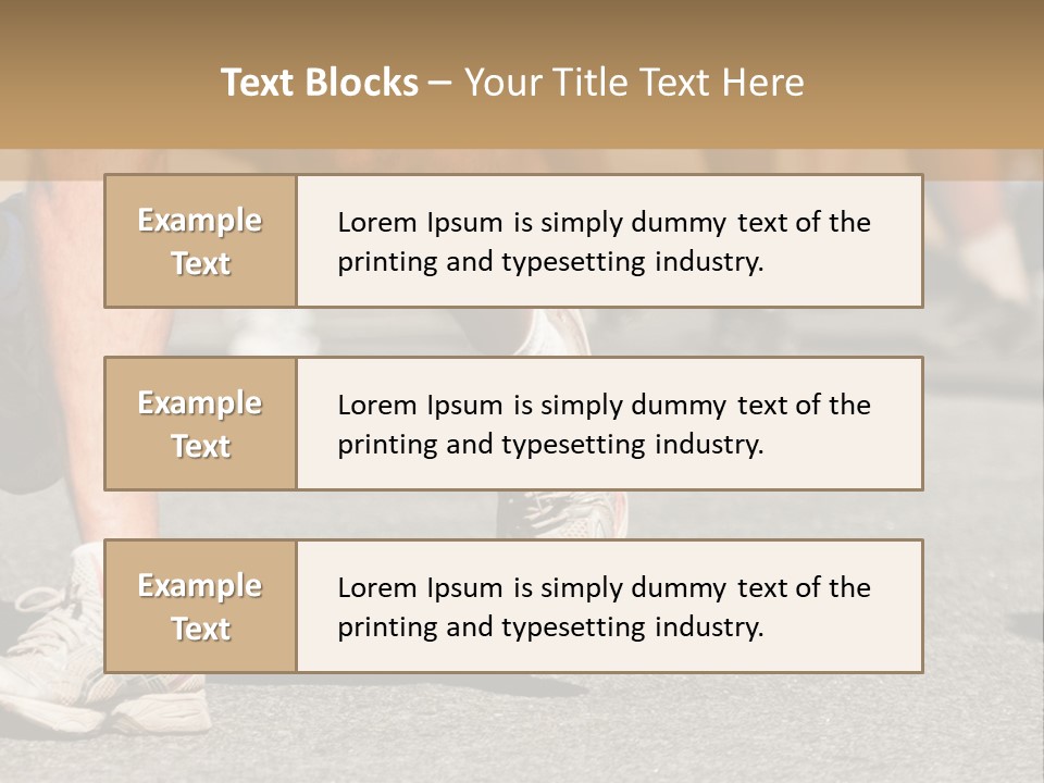 Competition Men Street PowerPoint Template