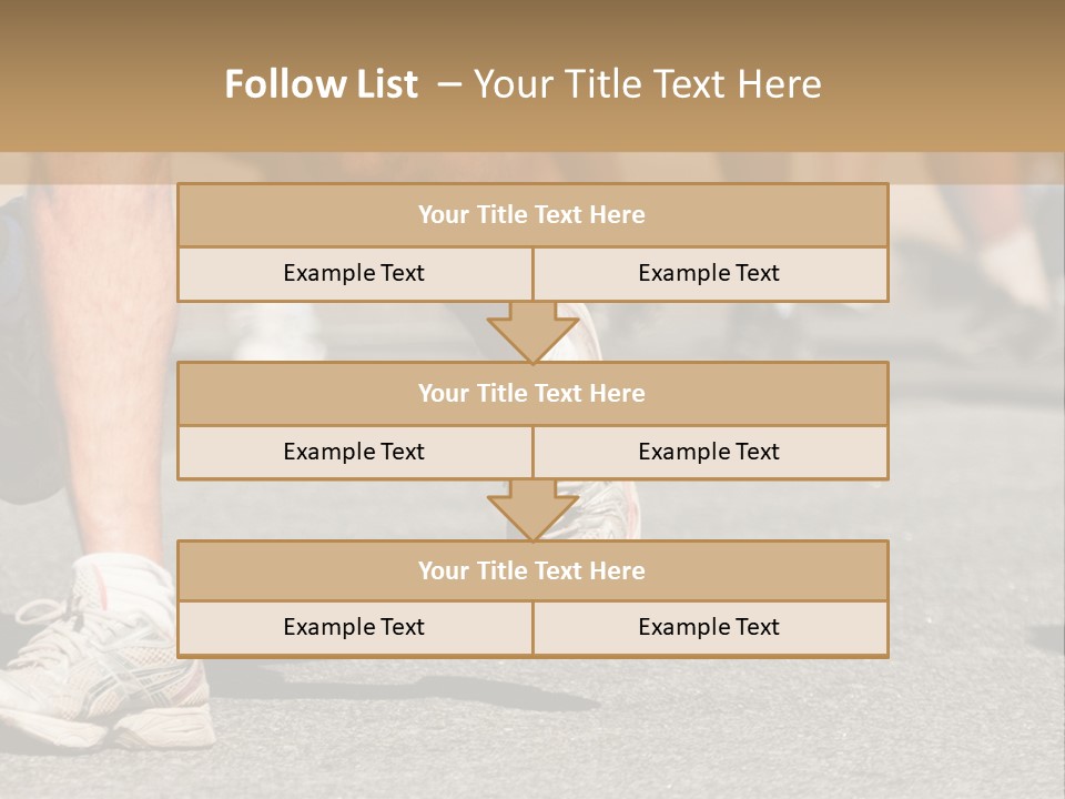 Competition Men Street PowerPoint Template