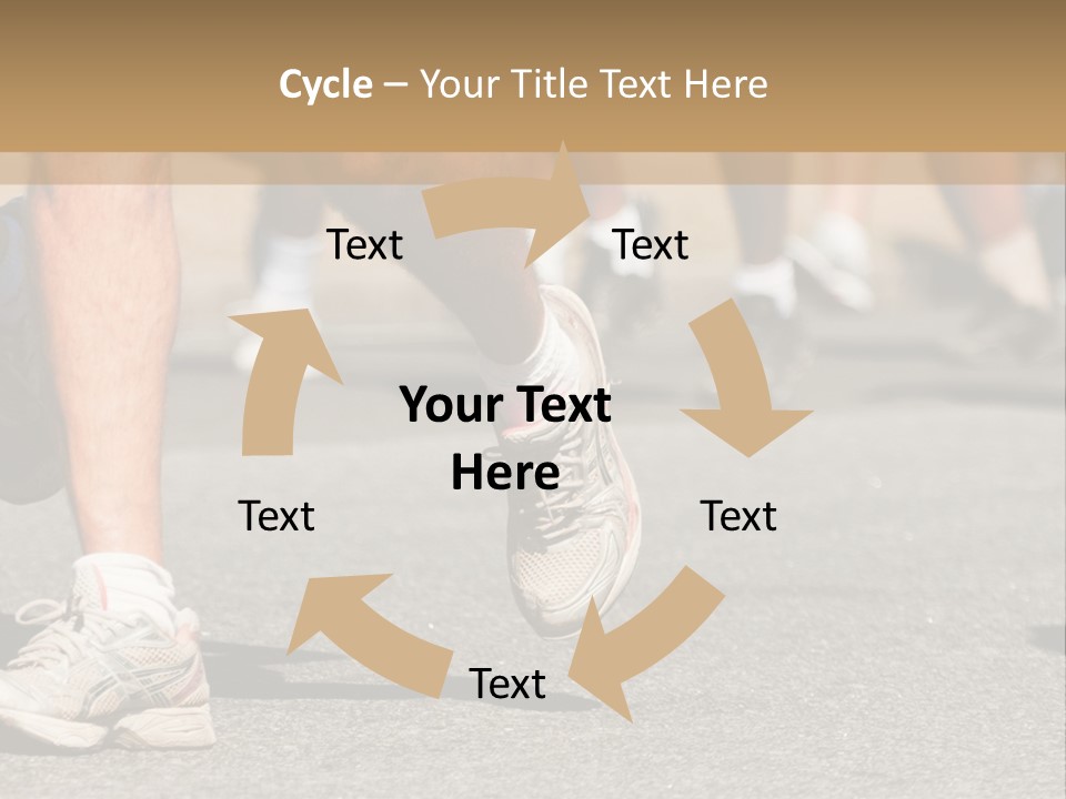 Competition Men Street PowerPoint Template