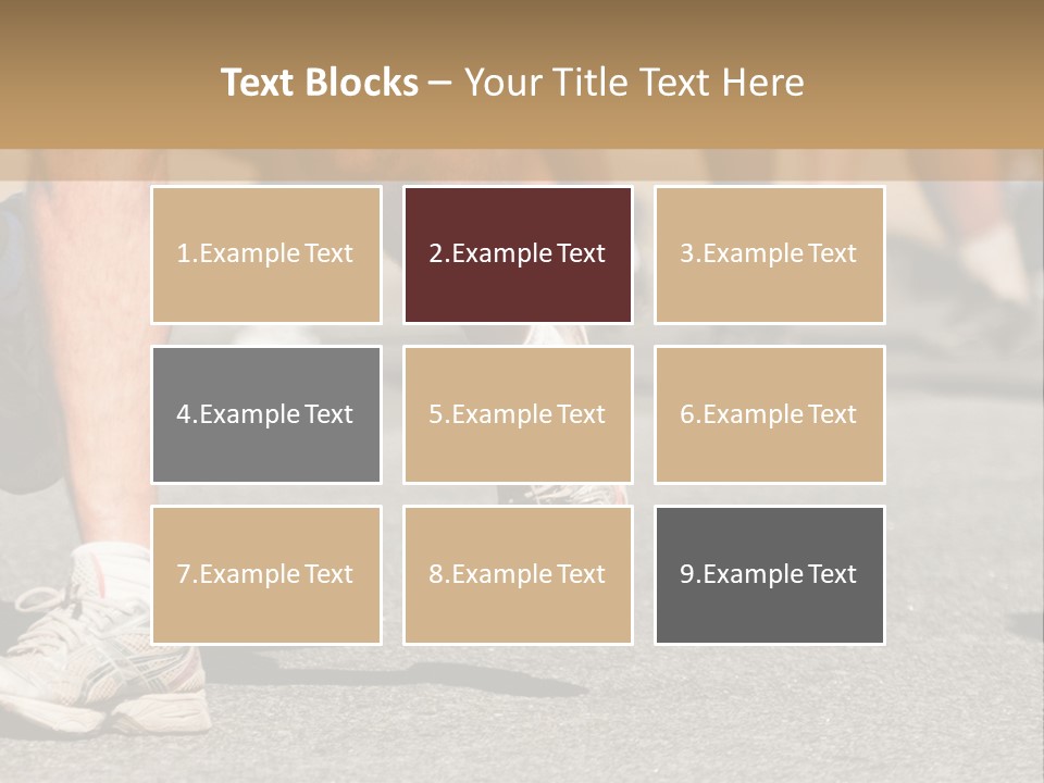 Competition Men Street PowerPoint Template