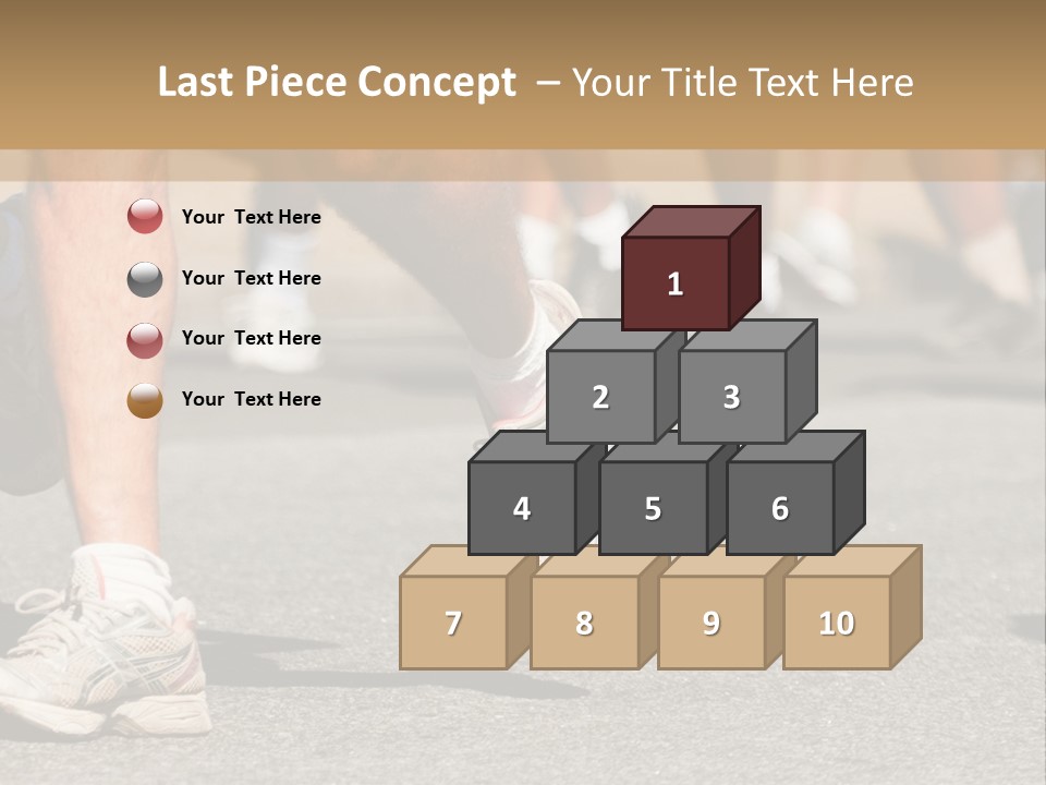 Competition Men Street PowerPoint Template