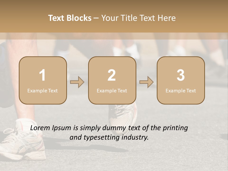 Competition Men Street PowerPoint Template