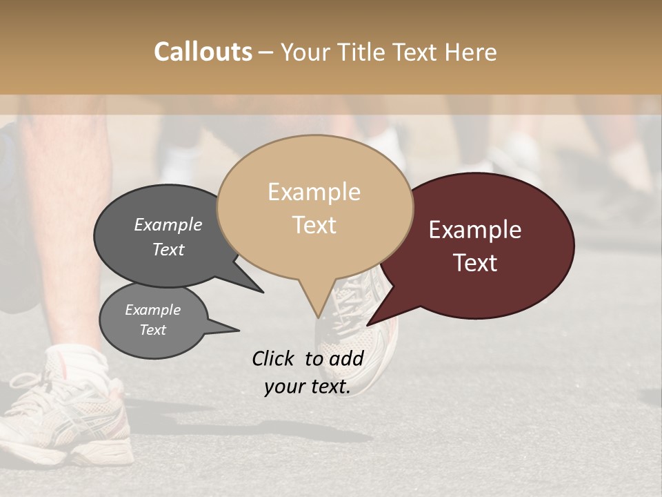 Competition Men Street PowerPoint Template