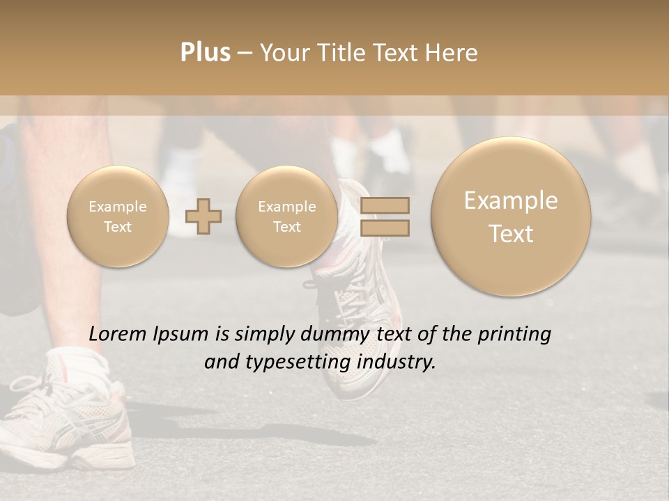 Competition Men Street PowerPoint Template