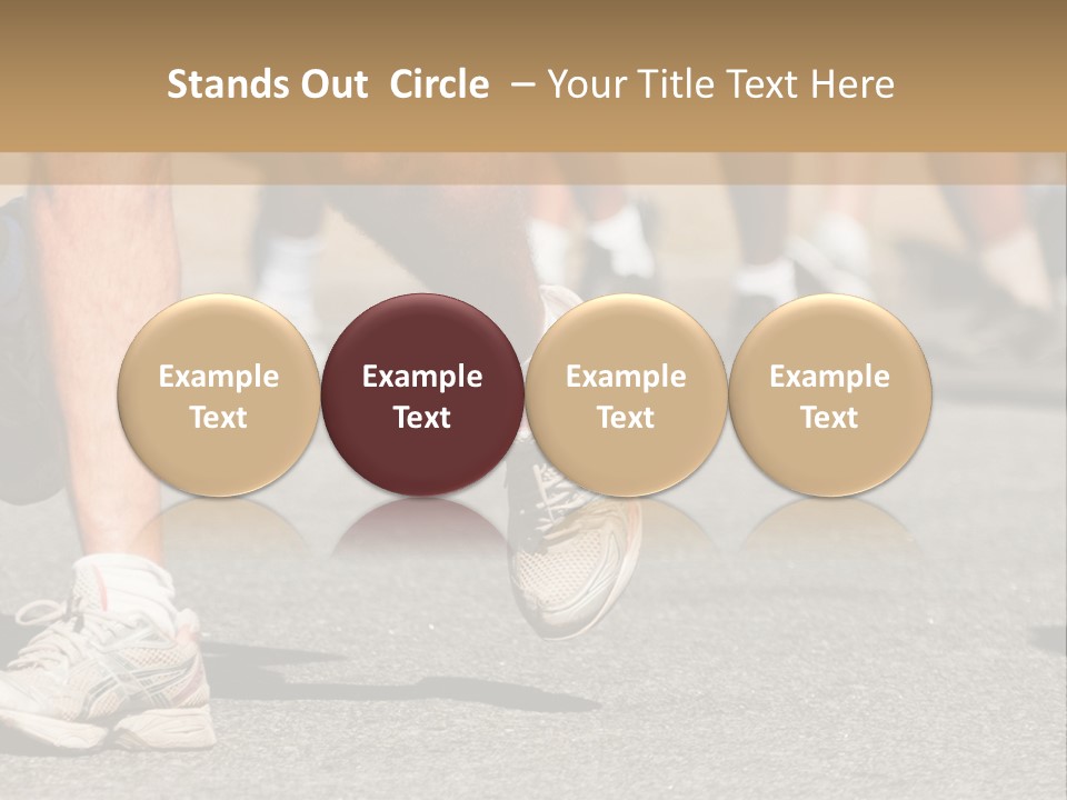 Competition Men Street PowerPoint Template