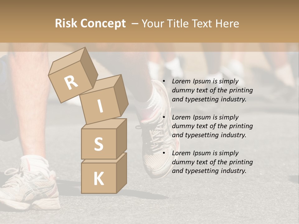 Competition Men Street PowerPoint Template