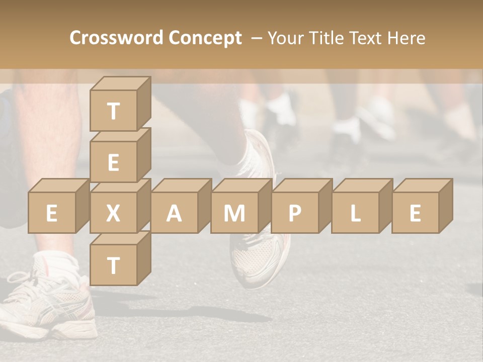 Competition Men Street PowerPoint Template