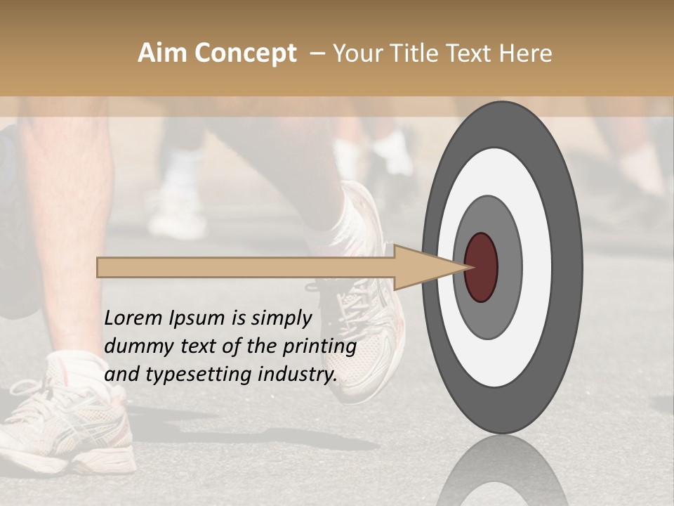 Competition Men Street PowerPoint Template