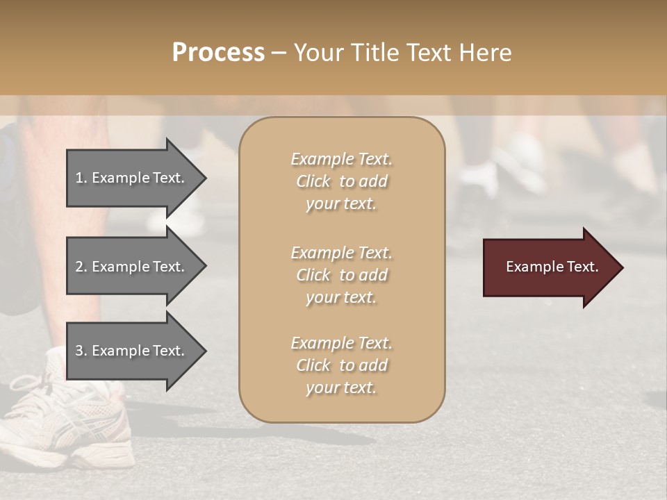 Competition Men Street PowerPoint Template