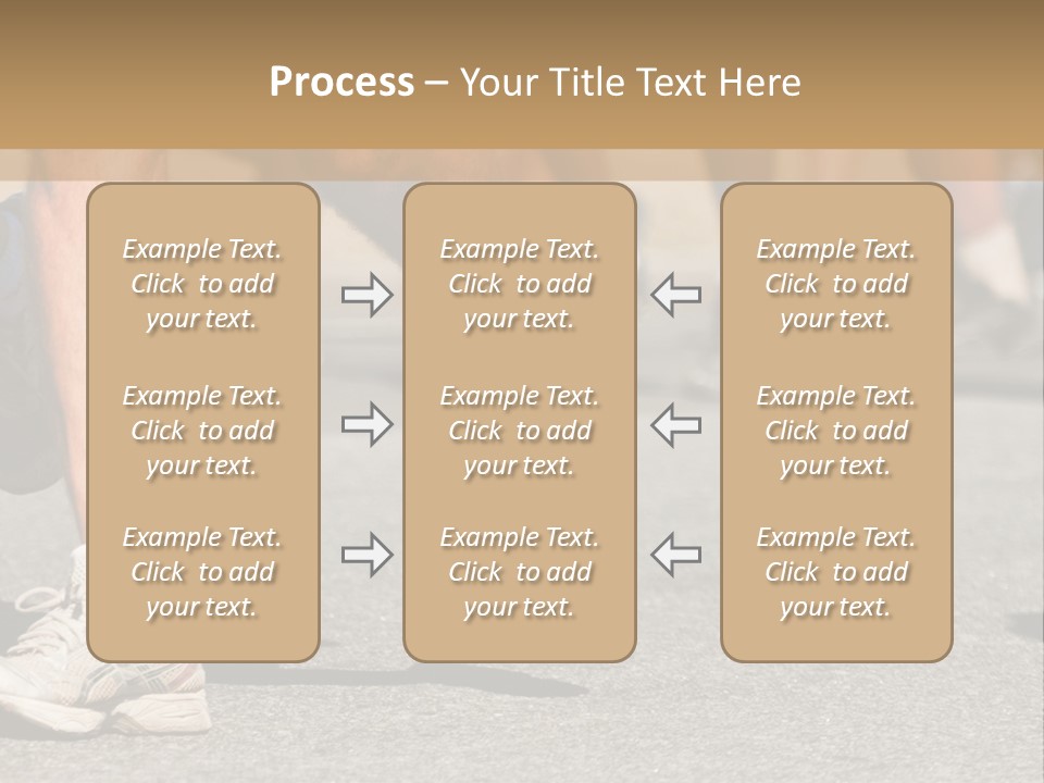 Competition Men Street PowerPoint Template