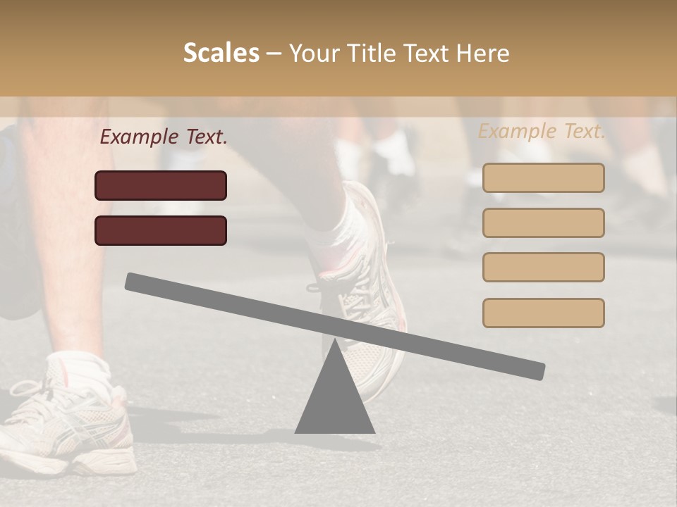 Competition Men Street PowerPoint Template