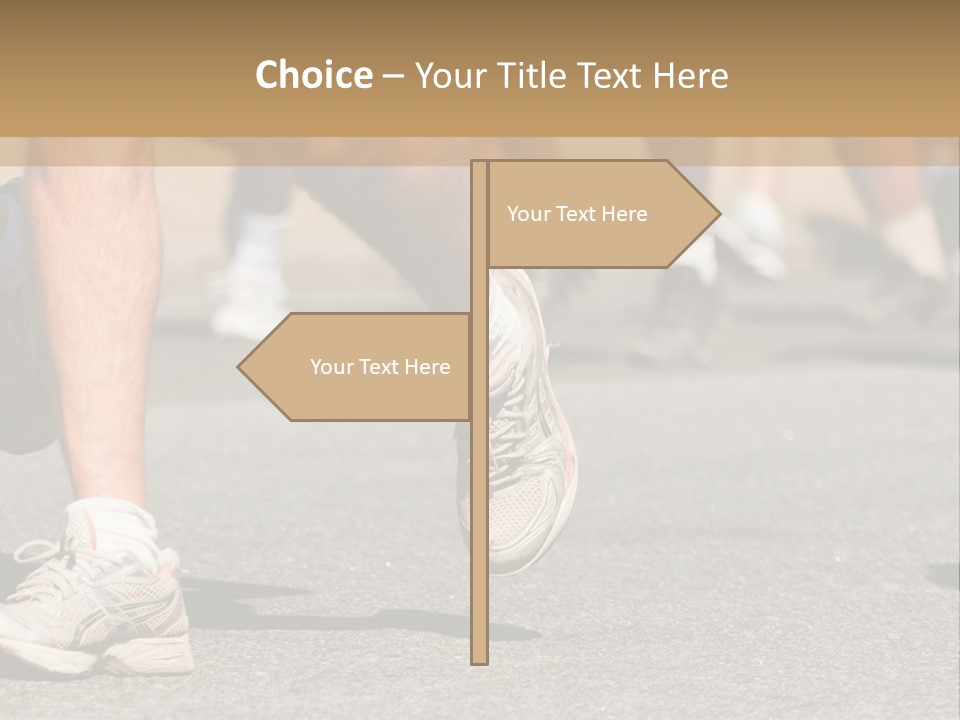Competition Men Street PowerPoint Template