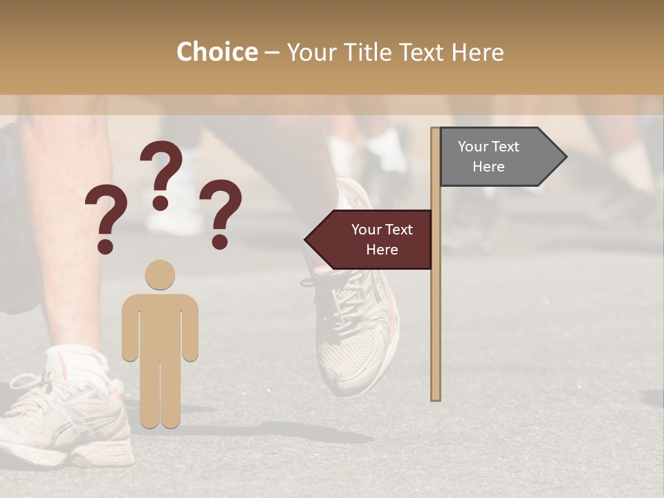 Competition Men Street PowerPoint Template