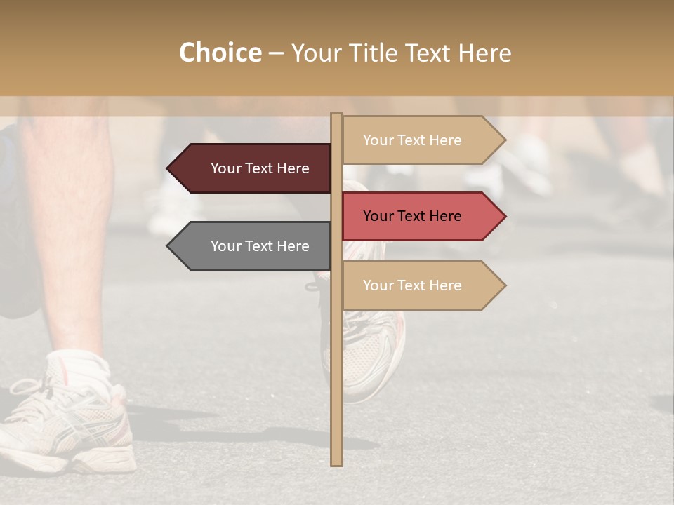 Competition Men Street PowerPoint Template