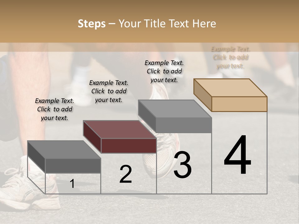 Competition Men Street PowerPoint Template