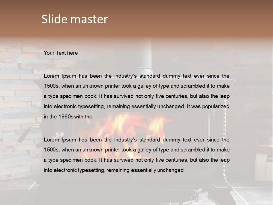Comfortable Flute Handles PowerPoint Template