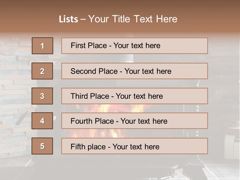 Comfortable Flute Handles PowerPoint Template
