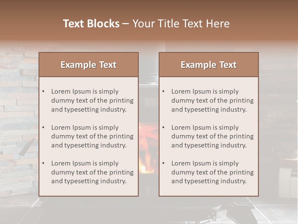 Comfortable Flute Handles PowerPoint Template