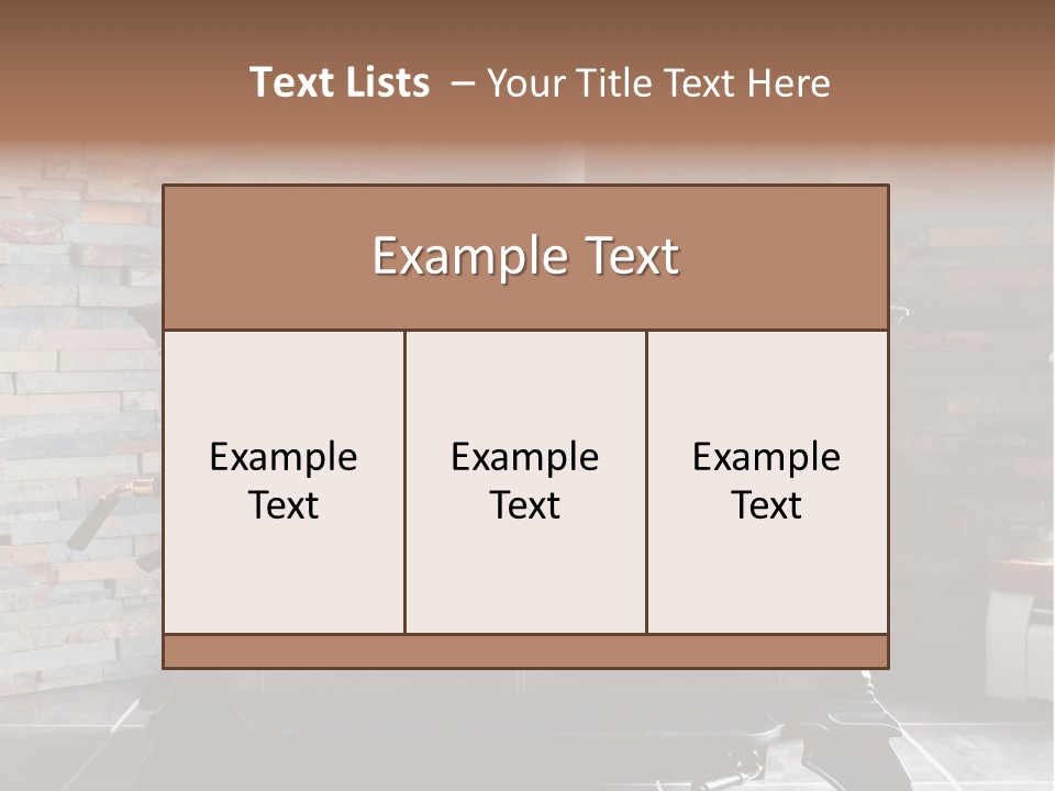 Comfortable Flute Handles PowerPoint Template