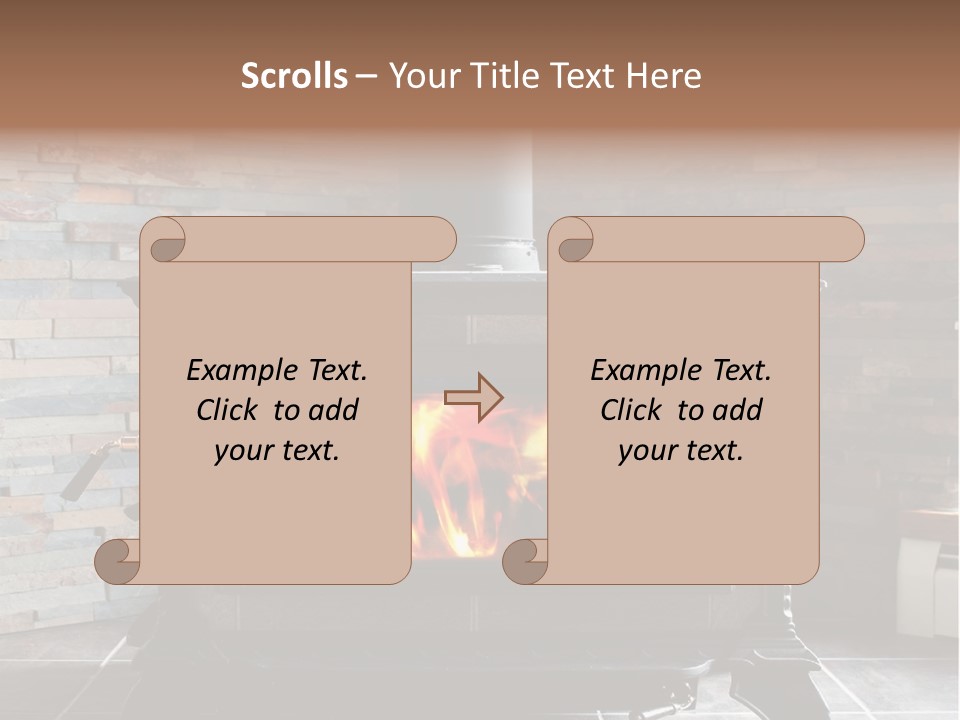 Comfortable Flute Handles PowerPoint Template